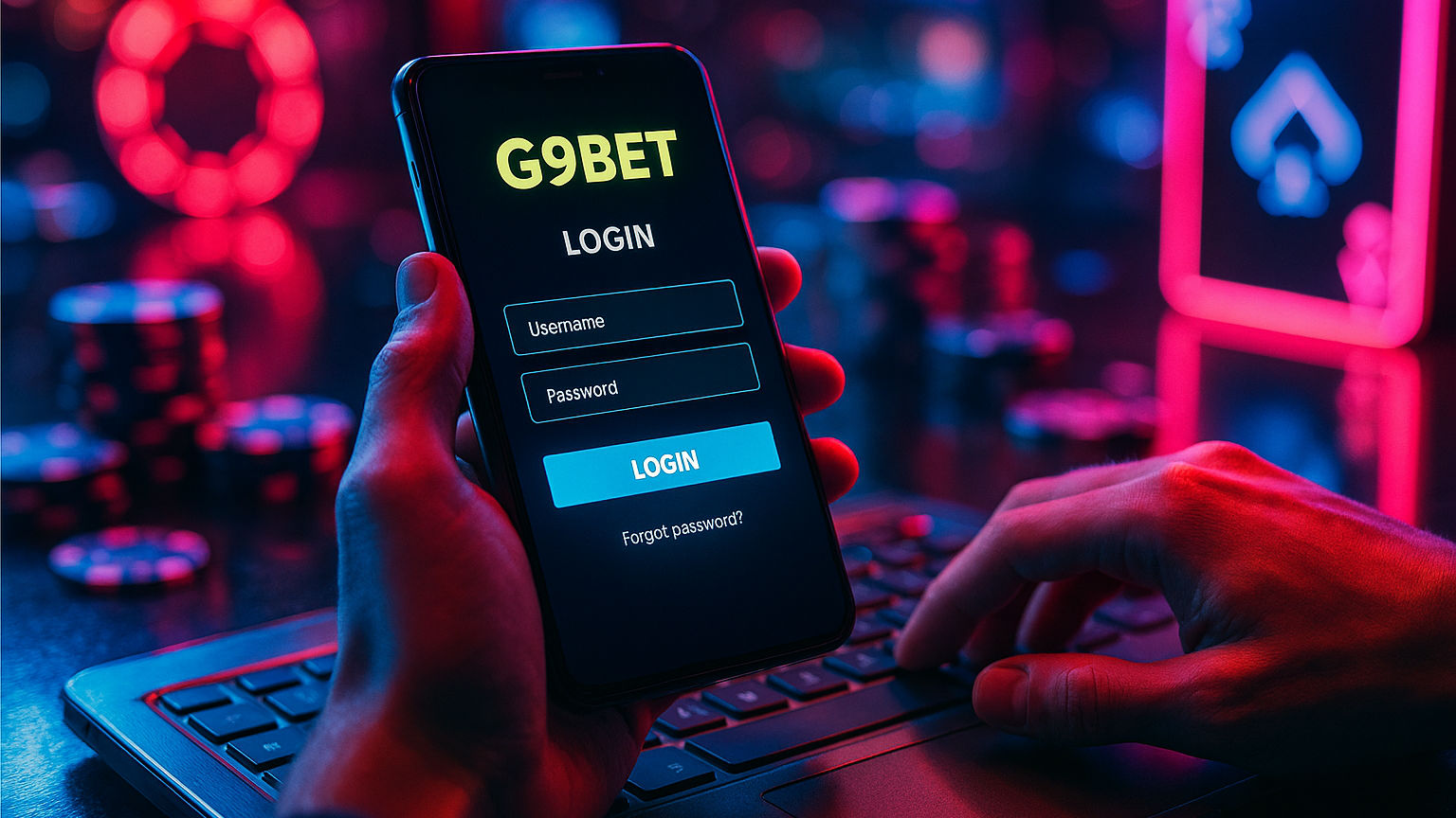 Login no Cassino G9BET